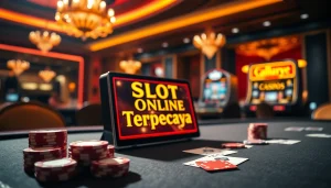 Experience the thrill of Slot Online Terpercaya at this luxurious casino table.