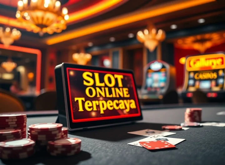 Experience the thrill of Slot Online Terpercaya at this luxurious casino table.