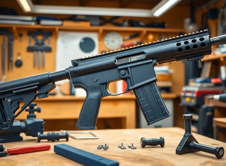 Assembling the pf940sc frame kit with tools in a bright workshop setting.