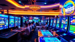 Engaging digital betting experience at https://mm88.agency/ with vibrant graphics and player interaction.