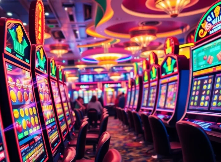 เล่น 918kiss slot พร้อมเครื่องสล็อตที่มีสีสันมากมายในคาสิโนที่มีความสุข