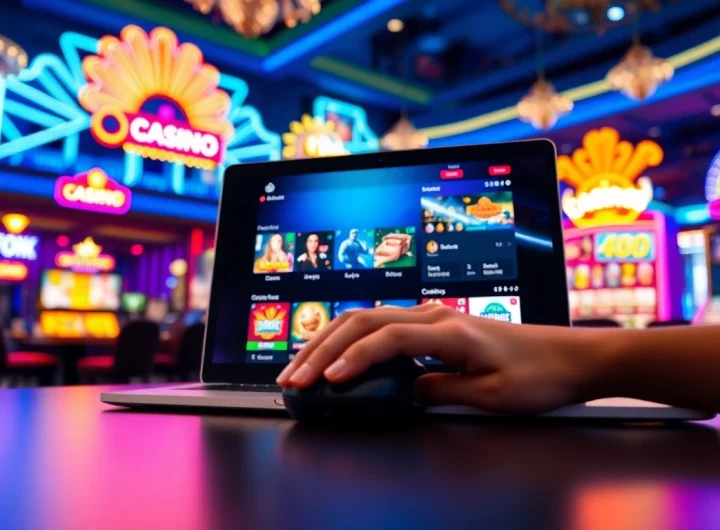Discover top-rated platforms at the best online casinos for Canada with vibrant gaming interfaces.