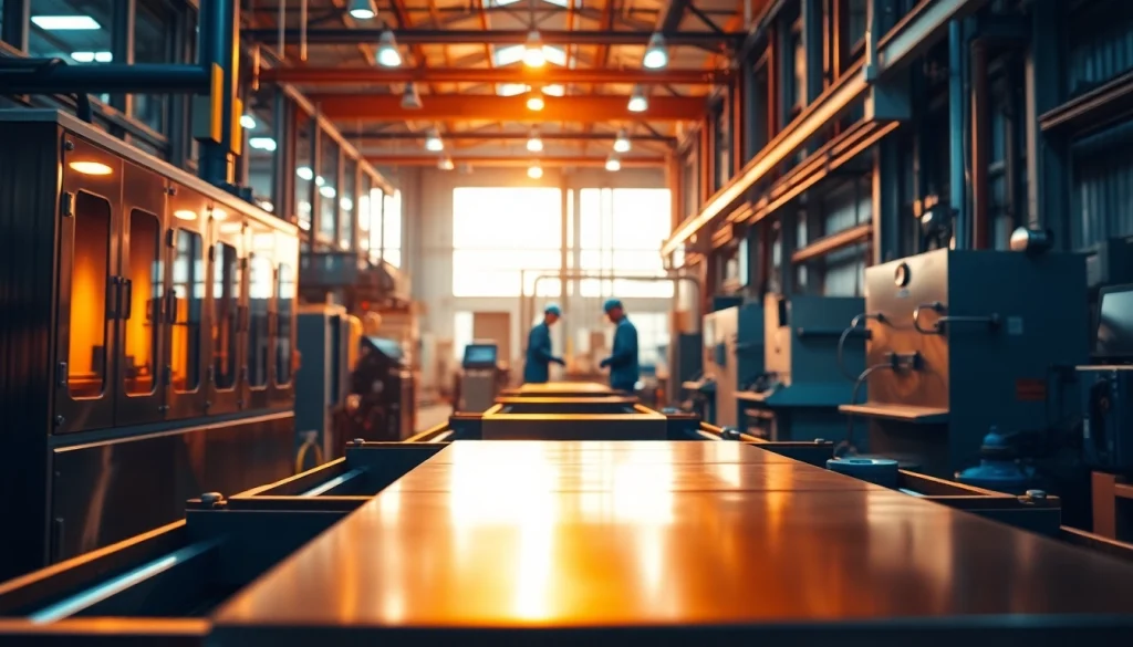 Copper plating Malaysia process in a modern industrial facility, showcasing high-quality electroplating.