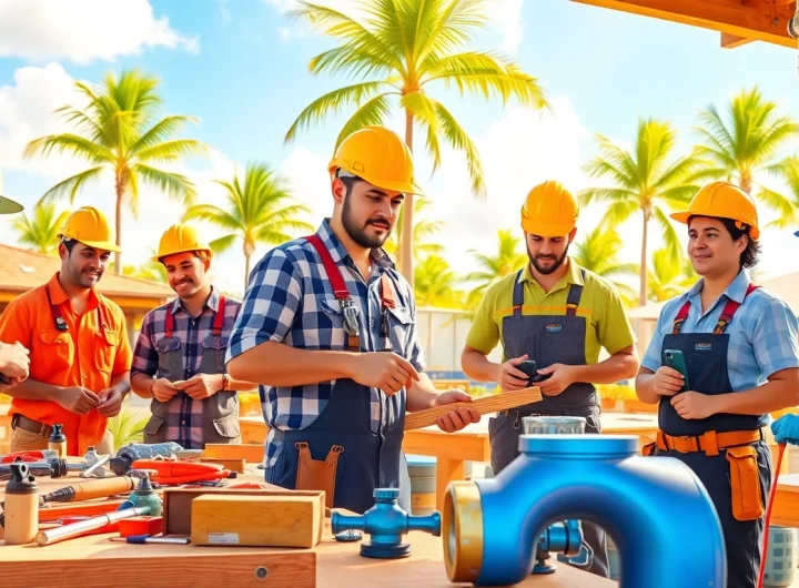 Explore hands-on experiences at hawaii trade schools, showcasing students engaged in practical training.