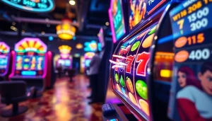 Menggugah semangat pemain dengan petanitoto yang menampilkan mesin slot berwarna-warni.