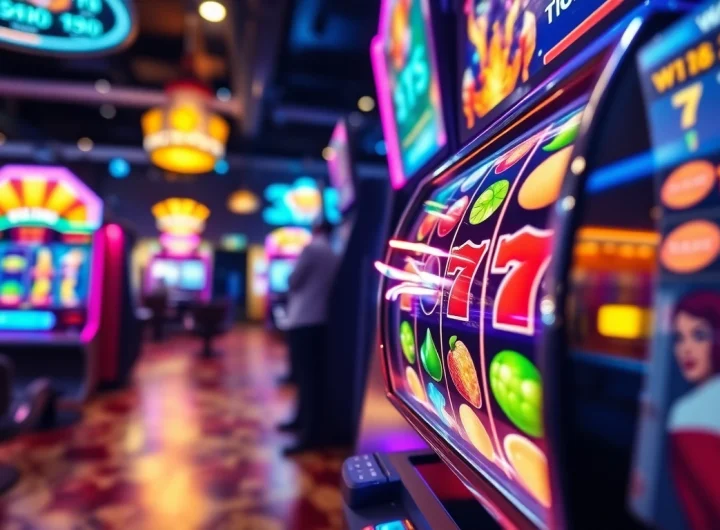 Menggugah semangat pemain dengan petanitoto yang menampilkan mesin slot berwarna-warni.