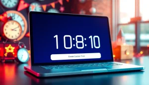 Engage visitors by creating a vibrant countdown erstellen online with a sophisticated timer interface.