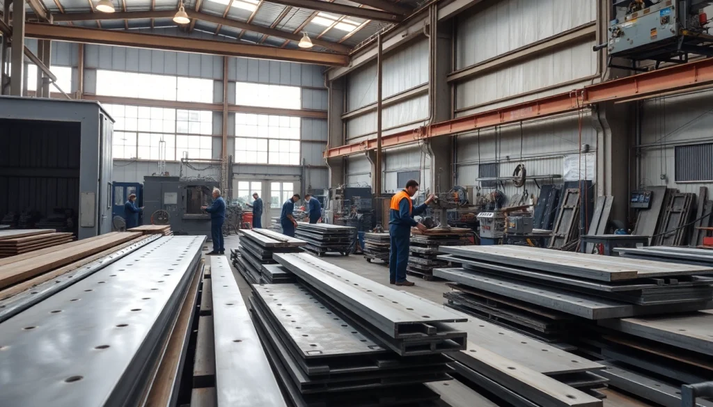 Discover skilled professionals working at steel fabricators near me creating precise metal components.
