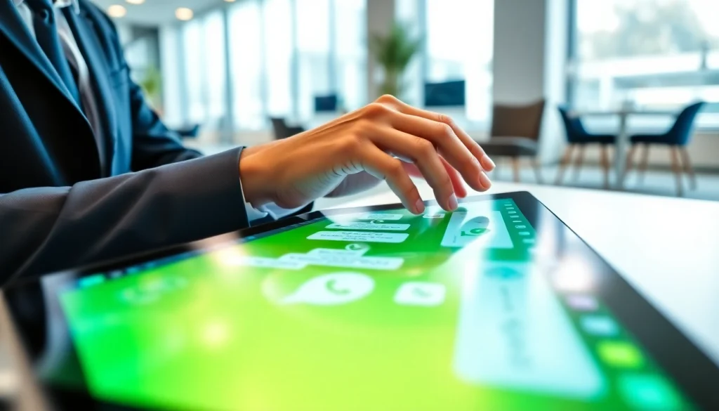 Understand What is a CRM for WhatsApp by illustrating dynamic interactions in a workspace.