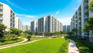 View of Tampines St 95 EC, showcasing its modern design and lush surroundings.