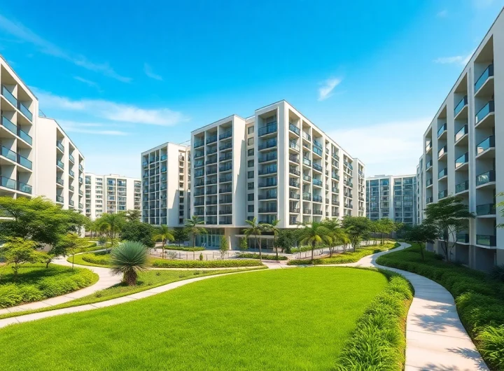 View of Tampines St 95 EC, showcasing its modern design and lush surroundings.