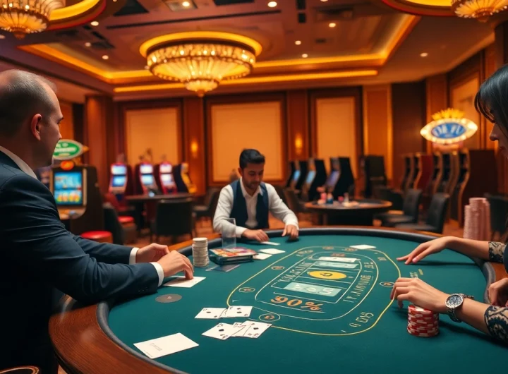 Join the excitement at https://mm88.vegas/ with dynamic blackjack action in a luxurious casino setting.