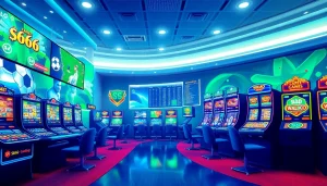 S666.nyc's online betting interface showcasing diverse gaming options and a vibrant, secure environment.