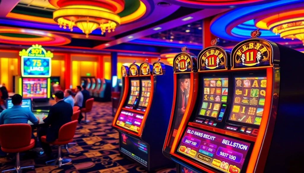 Rasakan sensasi kemenangan dengan slot deposit pulsa di mesin kasino yang penuh warna.