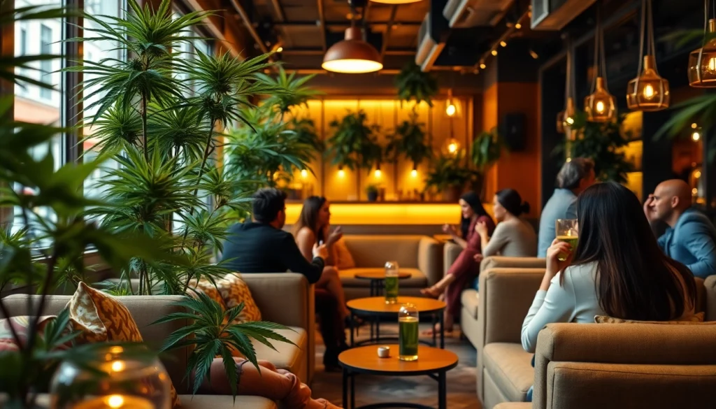 Meltz Cannabis Club Madrid ambiance with cozy seating and friendly gatherings.