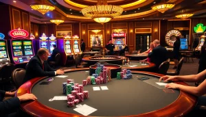 Experience thrilling gameplay and strategic betting at Haywin's premier casino scene.