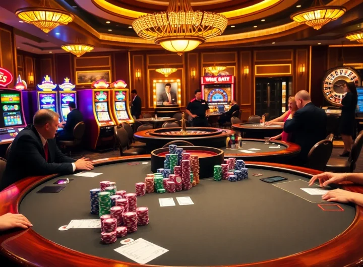 Experience thrilling gameplay and strategic betting at Haywin's premier casino scene.