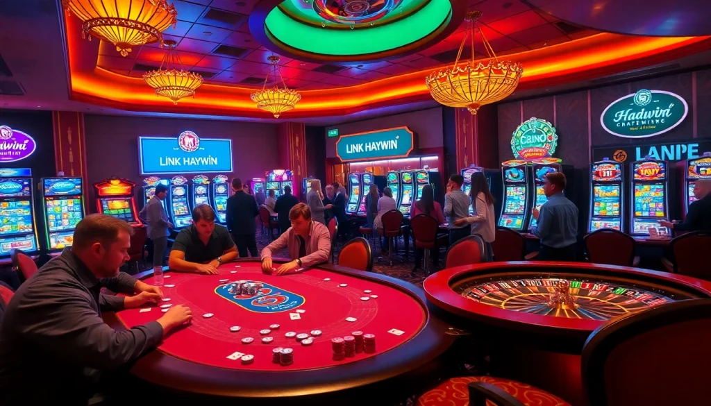 Experience the excitement of poker at the Link Haywin casino with engaging games and vibrant atmosphere.