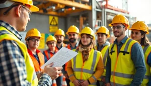 Enhance construction safety training Colorado with diverse workers in action on-site.