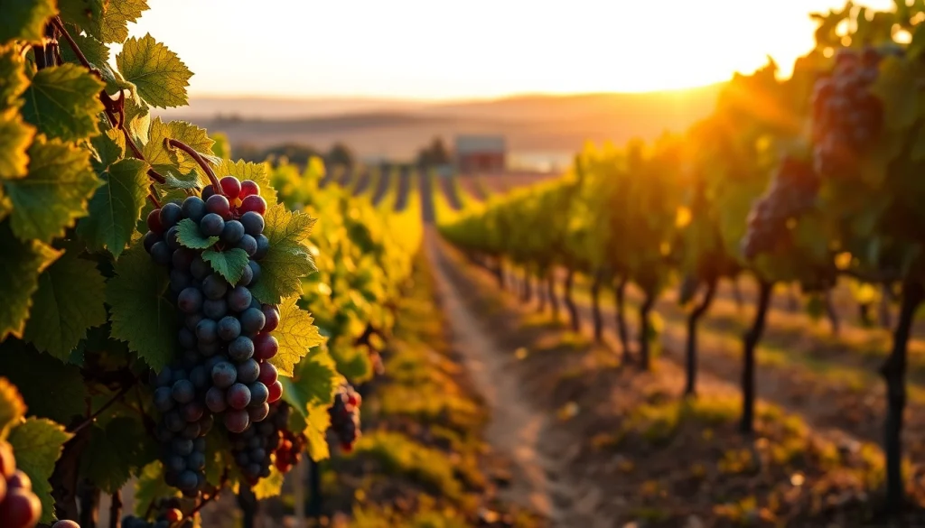 Vineyard in Sacramento highlighting the beauty and allure of the Winery Sacramento experience.