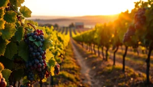 Vineyard in Sacramento highlighting the beauty and allure of the Winery Sacramento experience.