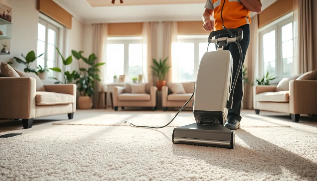 Efficient carpet cleaning lincoln ca service in a bright living room setting.