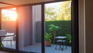 Moskitiery na wymiar w nowoczesnym otoczeniu domowym, z eleganckim designem i szczegółami rzemiosła.