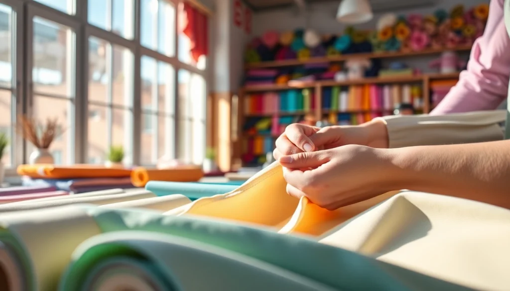 Verken de kwaliteit van wafelstof in een creatieve naaiworkshop met kleurrijke stoffen.