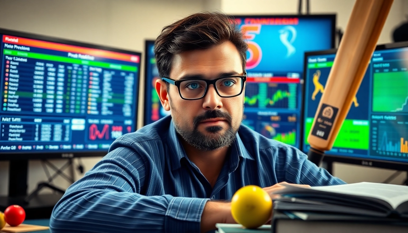Engaging IPL 100 sure match prediction analysis in a professional cricket setup.